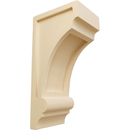 Ekena Millwork 4"W x 5"D x 10"H Diane Recessed Wood Corbel, Maple CORW04X05X10DIMA